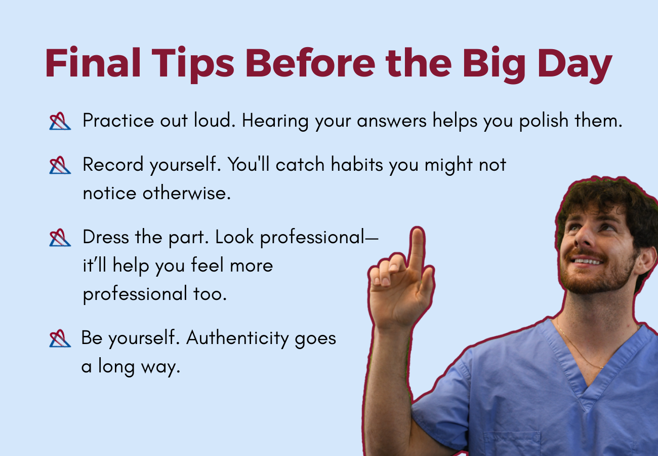 Final Tips Before the Big Day